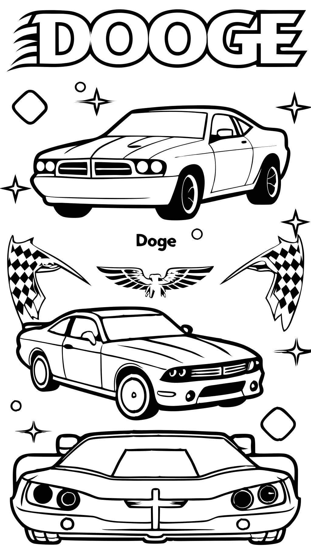 coloriage dodge